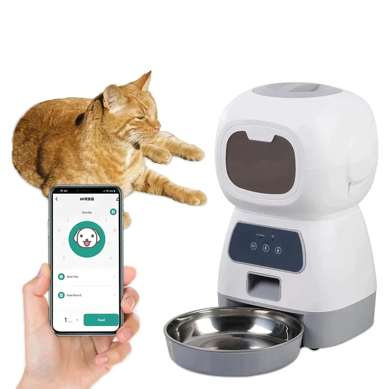Alimentador Automático para Cães e Gatos - Loja Do Prado